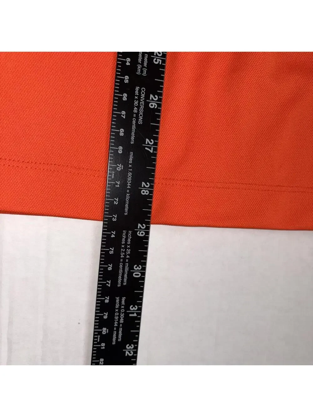 Nike Golf Dri-FIT Men's Triple S Orange Polo Shirt Medium Janitorial Supplies